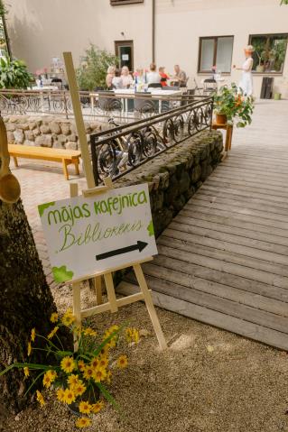 Kafejnīca "Biblioķēķis" Māju kafejnīcu dienās